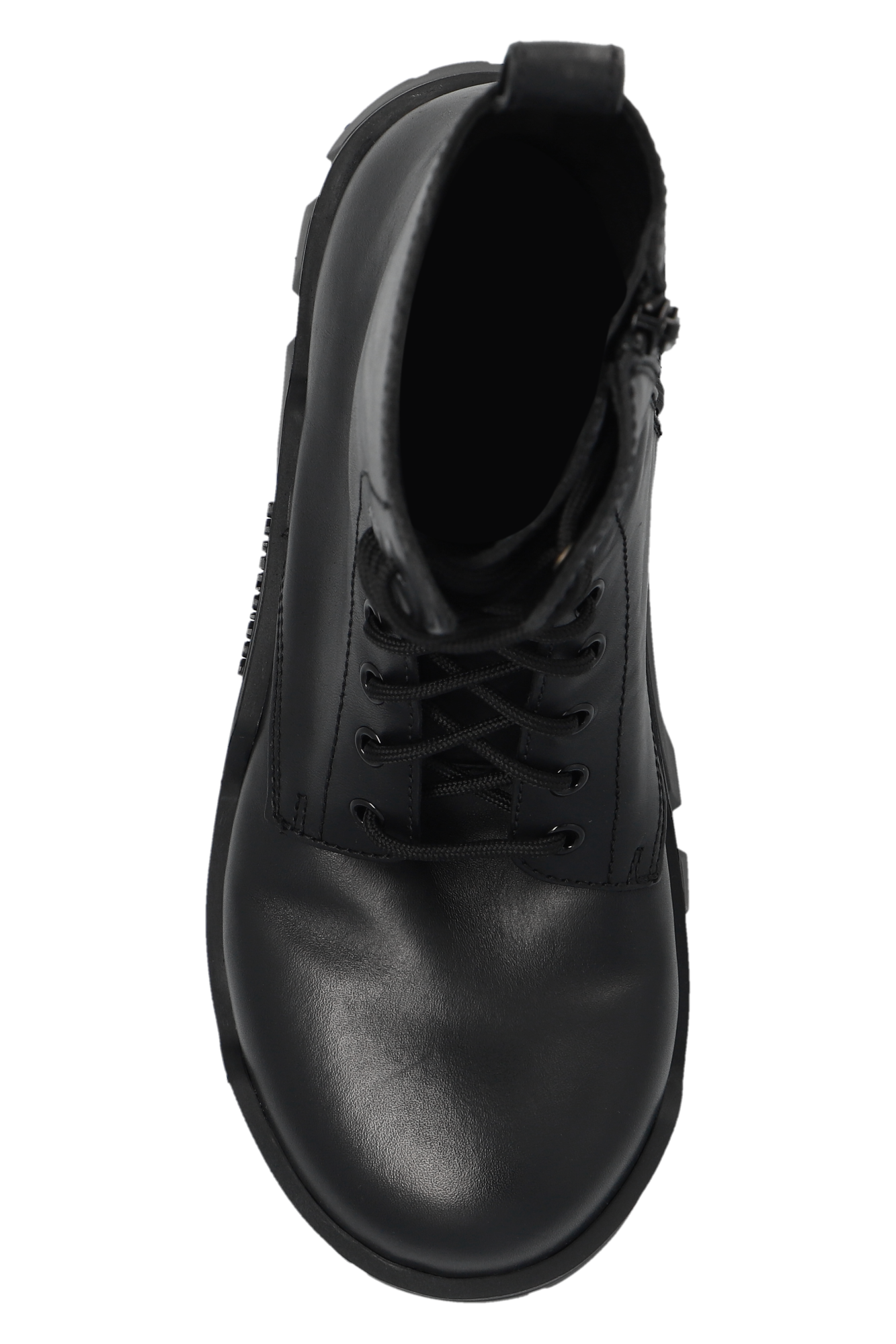 BALENCIAGA Black Bulldozer Lace-Up Boots | eBay